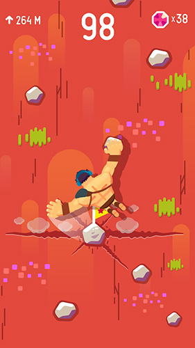 Rocky climb - Android game screenshots.