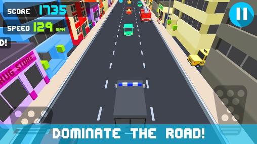 Gameplay of the Rogue racer: Traffic rage for Android phone or tablet.
