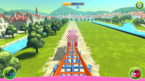 Rollercoaster creator express - Android game screenshots.