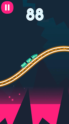 Rollercoaster dash - Android game screenshots.