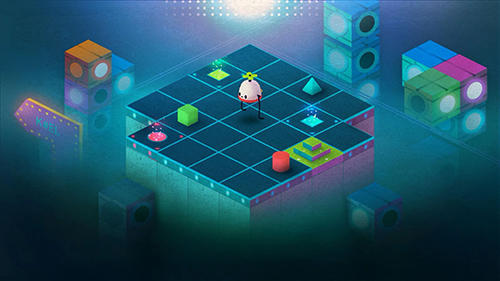 Gameplay of the Roofbot for Android phone or tablet.