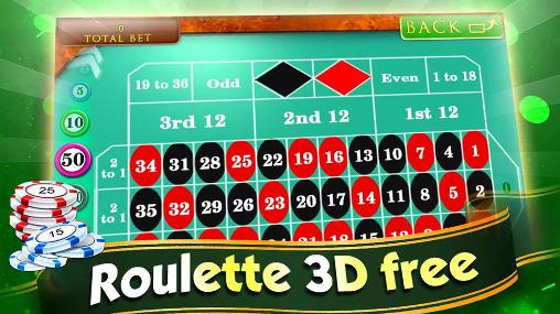 Gameplay of the Roulette 3D free for Android phone or tablet.