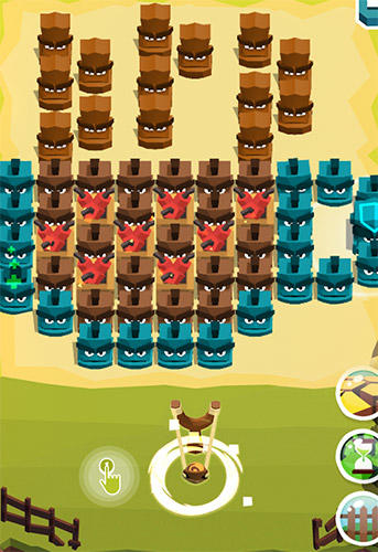 Round Rick hero: New bricks breaker shot - Android game screenshots.