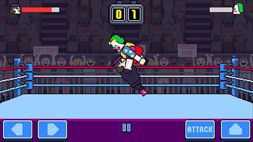 Rowdy wrestling - Android game screenshots.