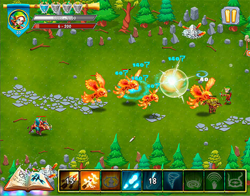 Royal guards: Clash of defence - Android game screenshots.