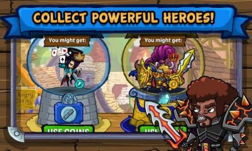 Gameplay of the Royal defenders for Android phone or tablet.