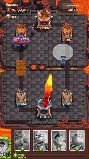 Gameplay of the Royal pirates: Pirate card for Android phone or tablet.