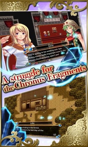 Gameplay of the RPG Chronus Arc for Android phone or tablet.