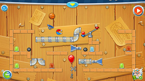 Rube's lab - Android game screenshots.