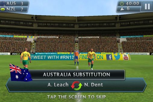 Gameplay of the Rugby nations 13 for Android phone or tablet.