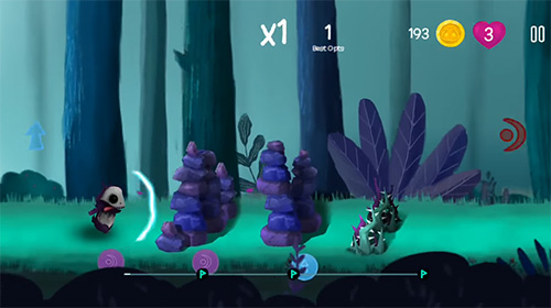 Run the beat: Rhythm adventure tapping game - Android game screenshots.