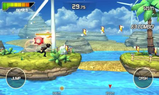 Gameplay of the Run and fly for Android phone or tablet.