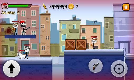 Gameplay of the Run like troll 3: City hunter for Android phone or tablet.