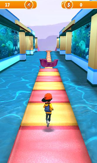 Gameplay of the Run run 3D 2 for Android phone or tablet.