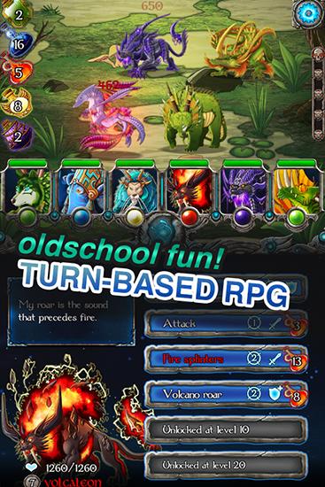Gameplay of the Runemals for Android phone or tablet.