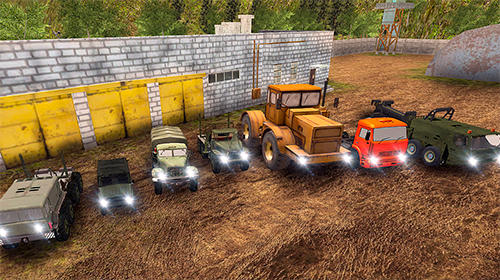 Russian truck driver simulator - Android game screenshots.