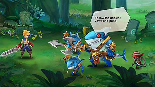 Gameplay of the Saga Go for Android phone or tablet.