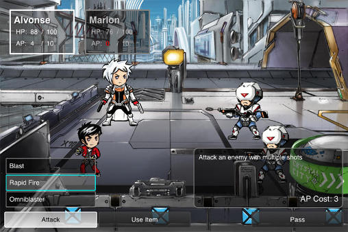 Gameplay of the Sage fusion. Episode 1: The phantom of liberty for Android phone or tablet.
