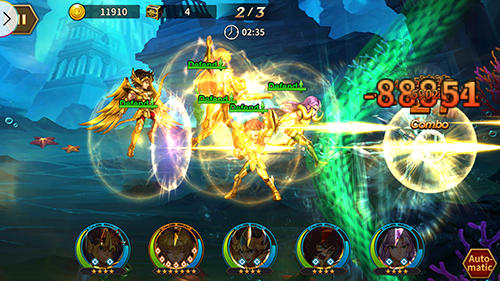 Saint Seiya: Galaxy spirits - Android game screenshots.