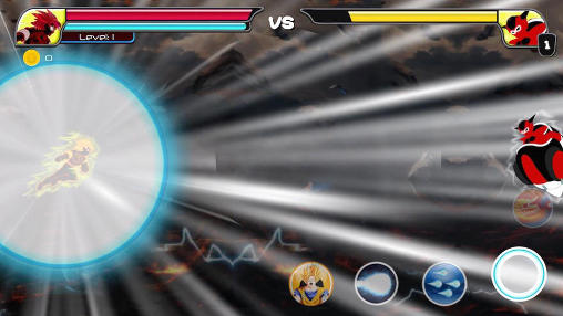 Gameplay of the Saiyan: Battle of Goku devil for Android phone or tablet.