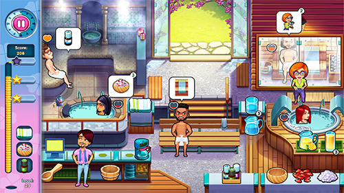 Sally's salon: Kiss and make-up - Android game screenshots.