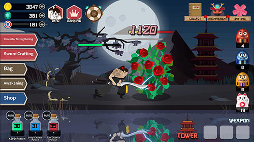Samurai Kazuya - Android game screenshots.