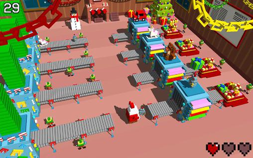 Gameplay of the Santa's toy factory for Android phone or tablet.