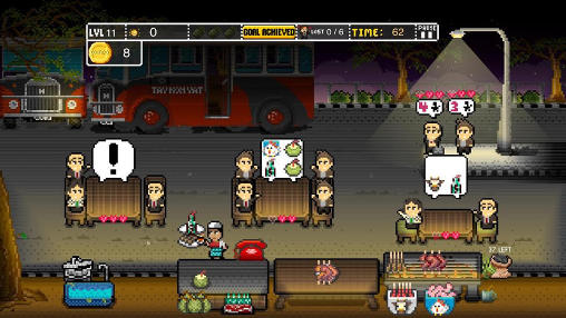 Gameplay of the Satay club for Android phone or tablet.