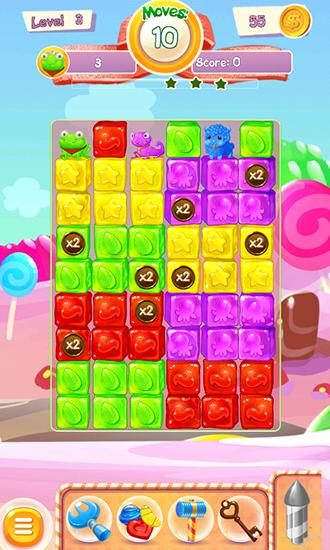Gameplay of the Save the jelly pet! for Android phone or tablet.
