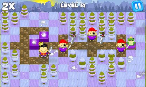 Gameplay of the Save the princess for Android phone or tablet.