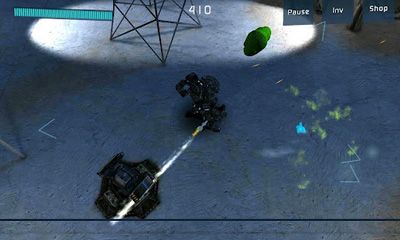 Gameplay of the SAWS:  The Puridium War for Android phone or tablet.