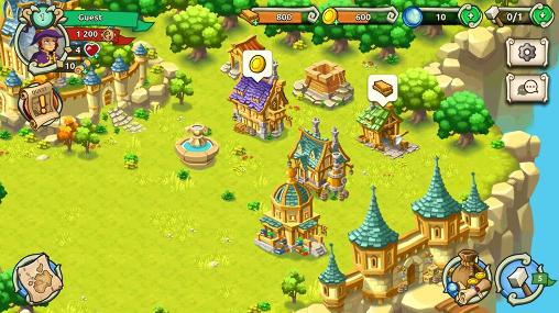 Gameplay of the Schools of magic for Android phone or tablet.