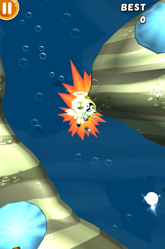 Gameplay of the Scuba dupa for Android phone or tablet.
