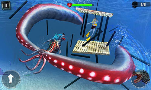 Sea dragon simulator - Android game screenshots.