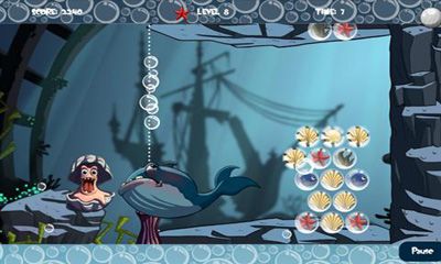 Gameplay of the Sea Bubble HD for Android phone or tablet.