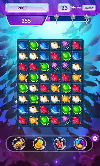 Gameplay of the Sea crush legend for Android phone or tablet.