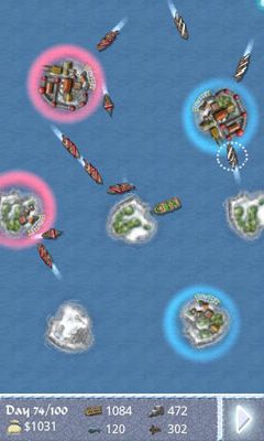 Gameplay of the Sea Empire: Winter lords for Android phone or tablet.