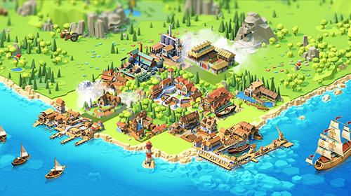 Seaport: Explore, collect and trade - Android game screenshots.