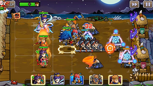 Secret kingdom defenders: Heroes vs. monsters! - Android game screenshots.