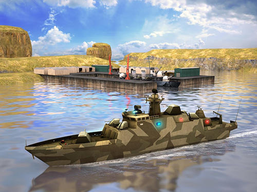 Gameplay of the Secret stealth warship combat for Android phone or tablet.