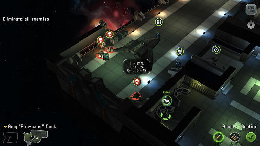 Gameplay of the Shadow corps for Android phone or tablet.