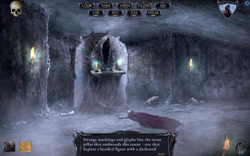 Gameplay of the Shadowgate for Android phone or tablet.
