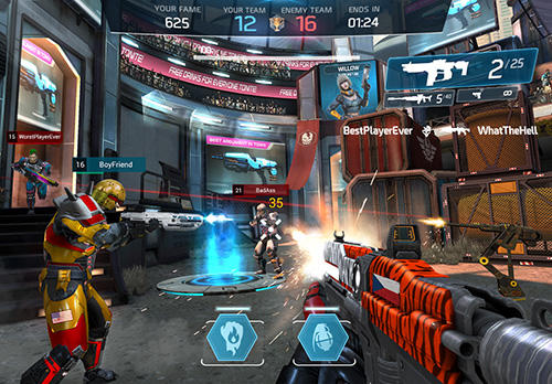 Shadowgun legends - Android game screenshots.