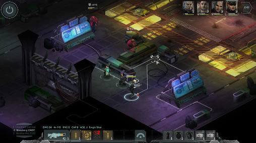 Gameplay of the Shadowrun: Dragonfall. Director’s сut for Android phone or tablet.