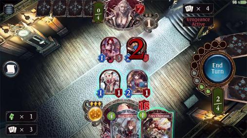 Gameplay of the Shadowverse for Android phone or tablet.