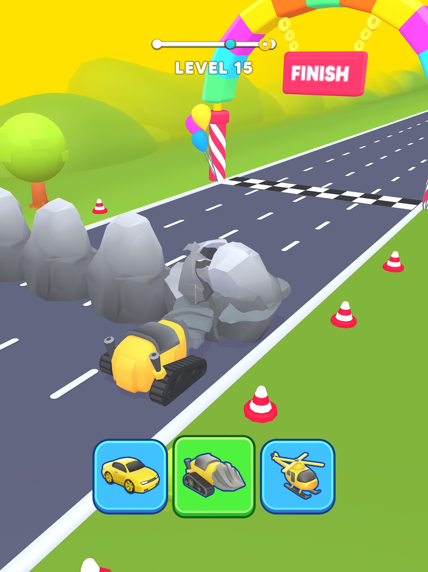 Shape Transform: Shifting Race - Android game screenshots.