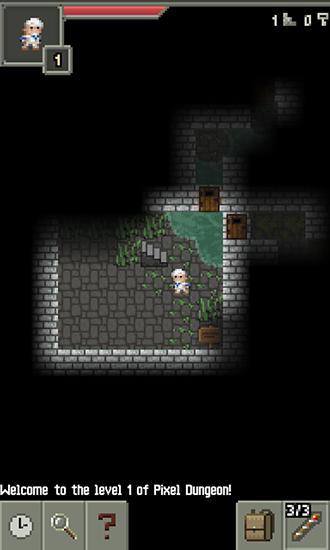 Gameplay of the Shattered pixel dungeon for Android phone or tablet.
