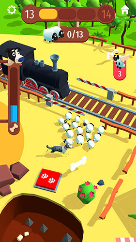 Sheep patrol - Android game screenshots.