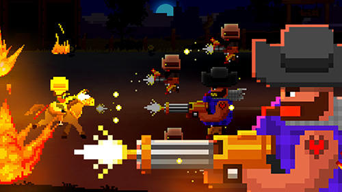 Sheriff vs cowboys - Android game screenshots.