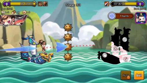 Gameplay of the Ships of fury for Android phone or tablet.